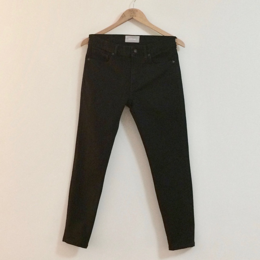 Everlane mid-rise skinny ankle jeans - sz 28 black